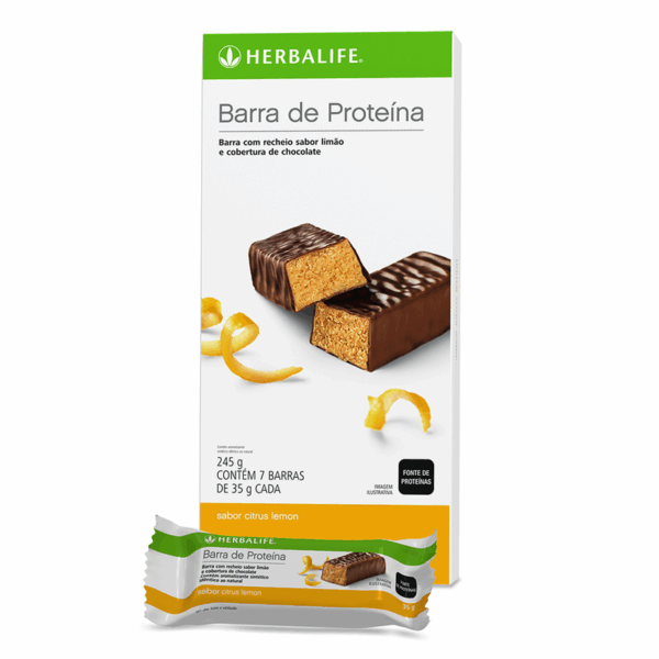 Barras de Proteína - 7 Barras por Caixa - 245g